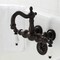 Kingston Brass CA1005T5 3-3/8" Tub Wall Mount Clawfoot Tub Faucet, Oil Rubbed Bronze CA1005T5 - alternate 4